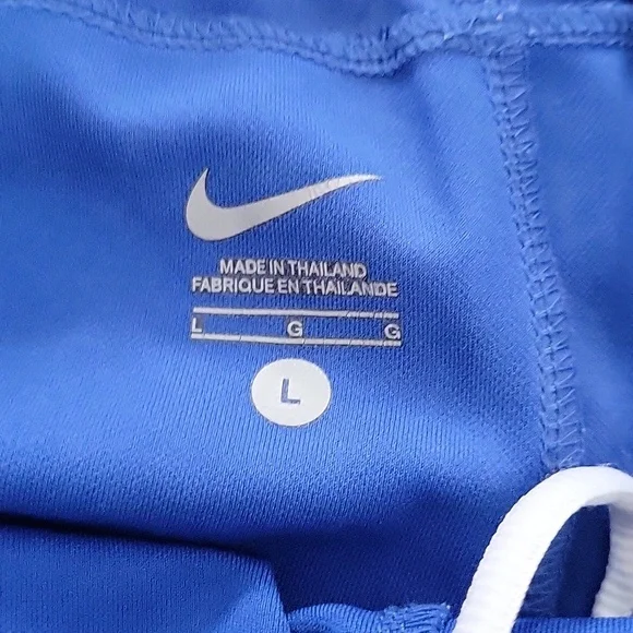 Nike blue Basketball shorts like new condition size large #11 - Picture 3 of 3